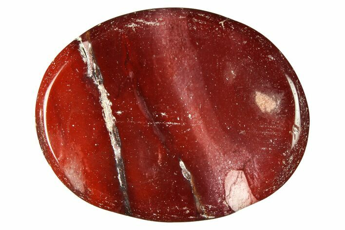 1.5" Polished Mookaite Jasper Worry Stones - Photo 1